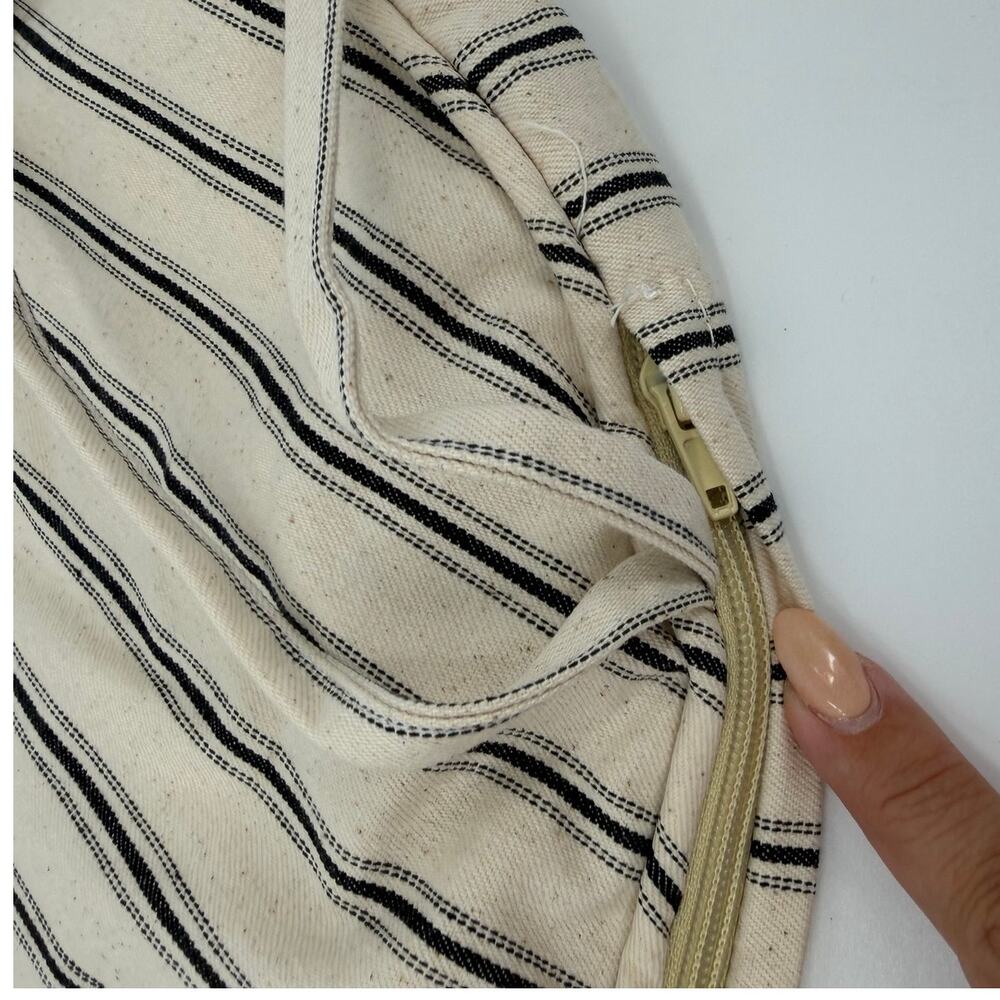 Ballard Designs Basic Cushion Covers Ticking Stripe Medium Set of 3 NWT - Picture 3 of 5